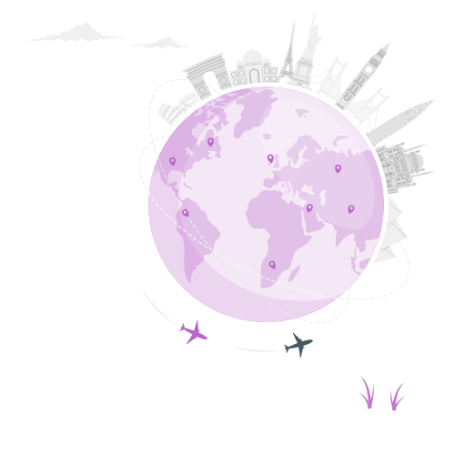 Different international license plate formats <a href='https://storyset.com/people'>People illustrations by Storyset</a> 